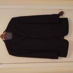 Black on Black Oscar de la Renta men's suit